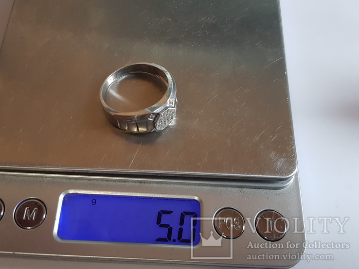Мужской перстень. Серебро 925 проба. Размер 21, фото №9