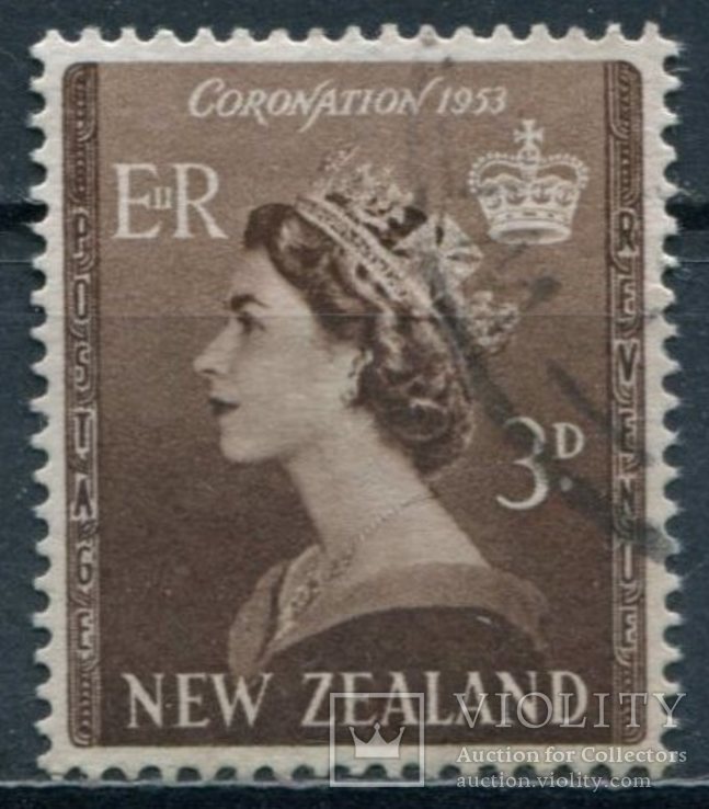 1953 Великобритания Колонии Новая Зеландия Коронация 3р