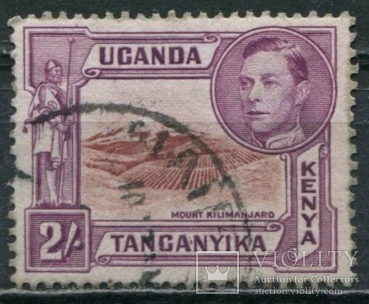 1938 Великобритания Колонии Кения Уганда Танганьика 2Sh