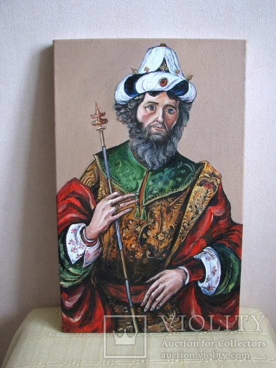Картина "Царь востока"  (холст, масло), фото №2