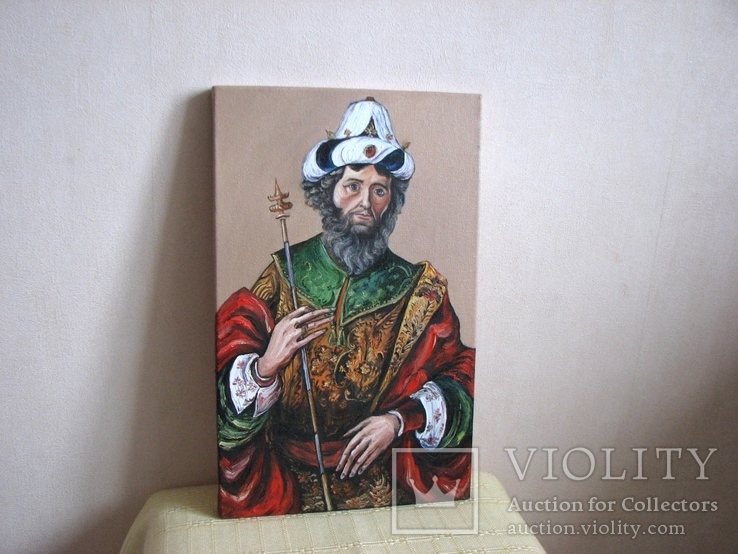 Картина "Царь востока"  (холст, масло), фото №3
