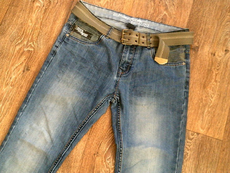 Gross Wind - стильные джинсы с ремнем, photo number 4