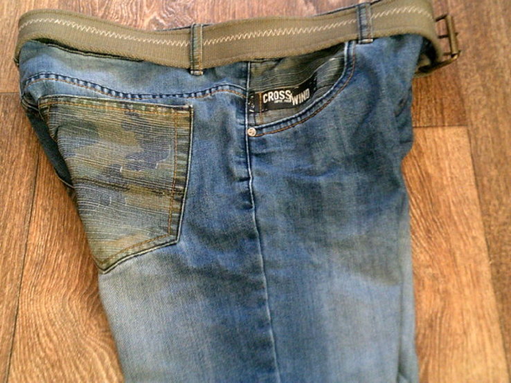 Gross Wind - стильные джинсы с ремнем, фото №9