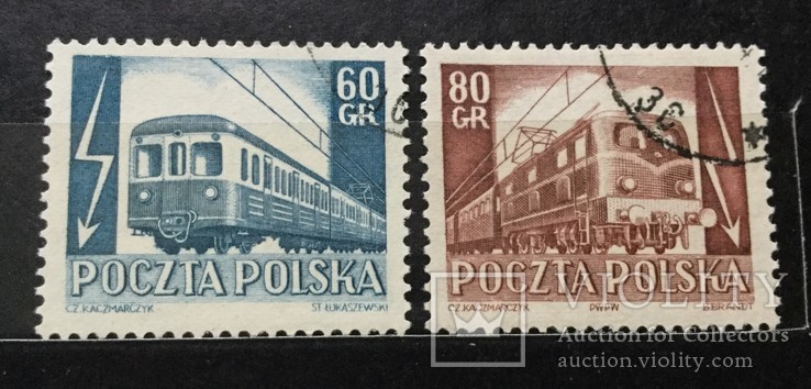 Польща 1954р. Мі837-838