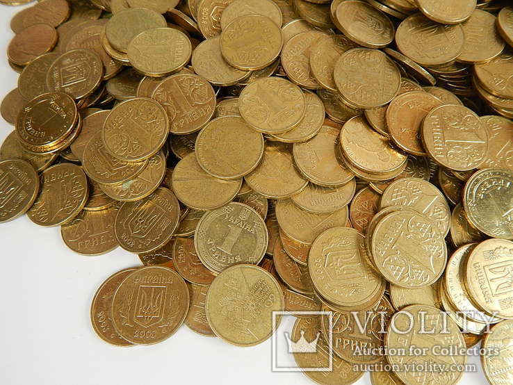 1 гривна Украина, 2060 штук после 2001 года + 1 гривна 1996г (1шт)., фото №5