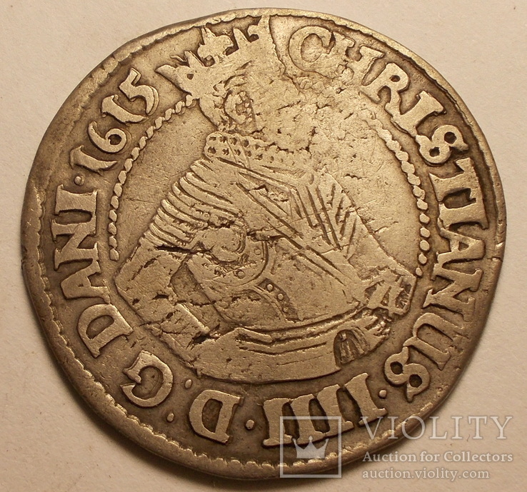 1 Mark 1615 Dänemark Christian IV. 1588-1648., фото №4