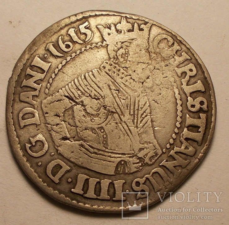 1 Mark 1615 Dänemark Christian IV. 1588-1648., фото №8