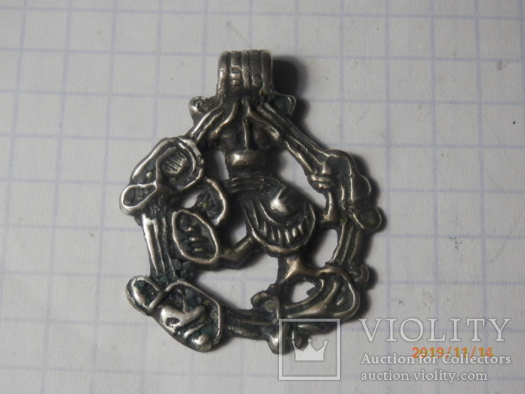 Амулет скандинавского типа серебро копия, фото №2