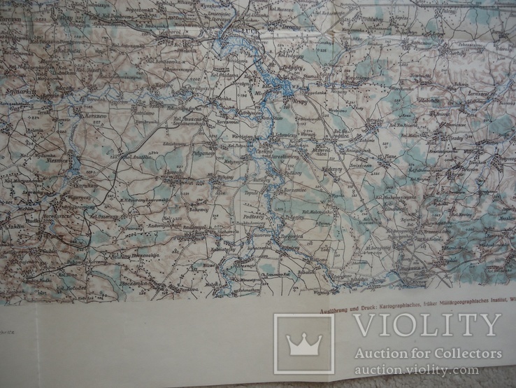 Военная карта ПМВ 1914-18 г Ковель Луцк В.Волынский, фото №6