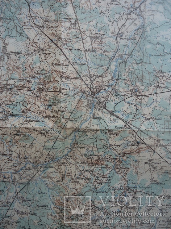 Военная карта ПМВ 1914-18 г Ковель Луцк В.Волынский, фото №7