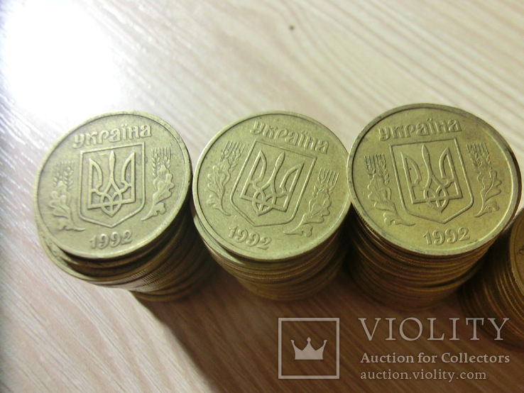 25 копеек 1992,1994 годов. 100 монет., фото №4
