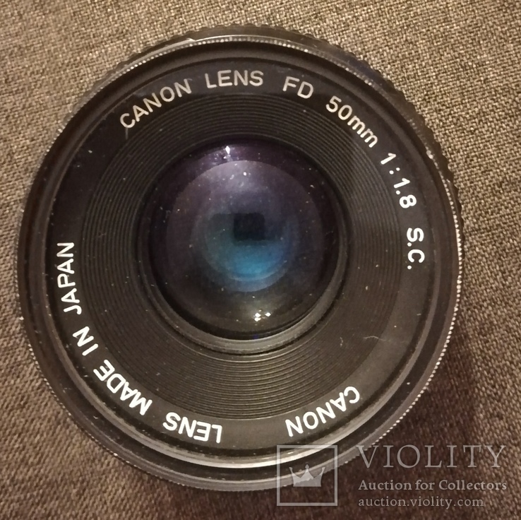Canon FD 50 mm, 1:1,8 S.C.