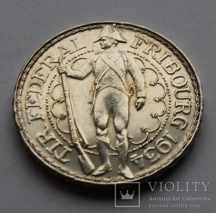 5 франков 1934 год Серебро 14.97 г
