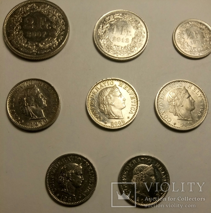 8 монет Швейцарии, фото №3