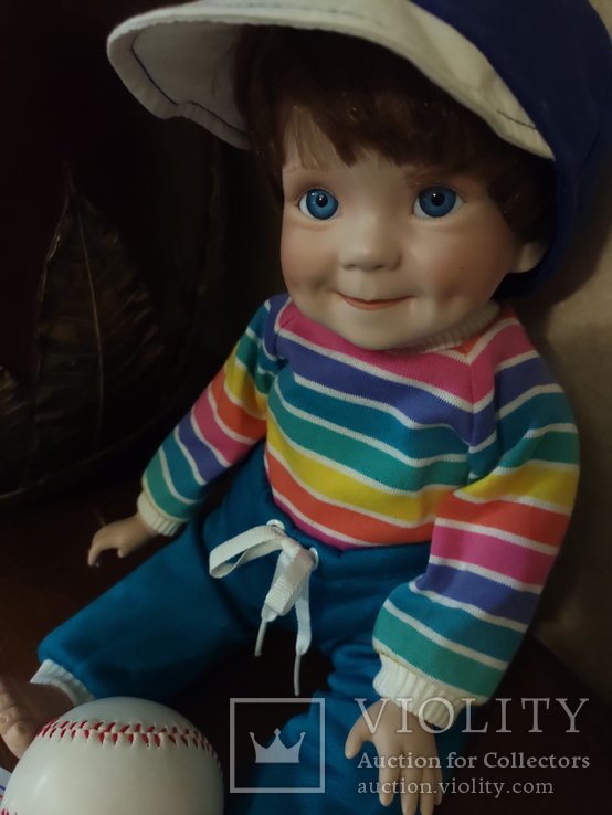  Фарфоровая кукла Elke Hutchens 45 см., фото №2
