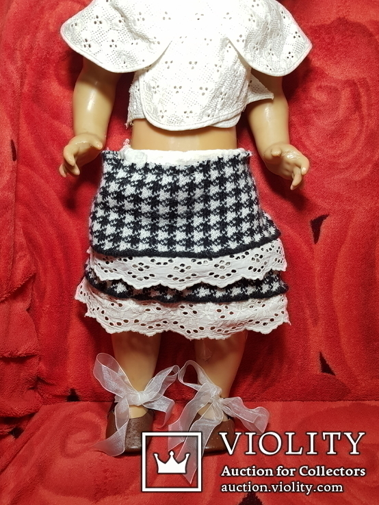 Кукла СССР паричковая на резинках 63 см, фото №5