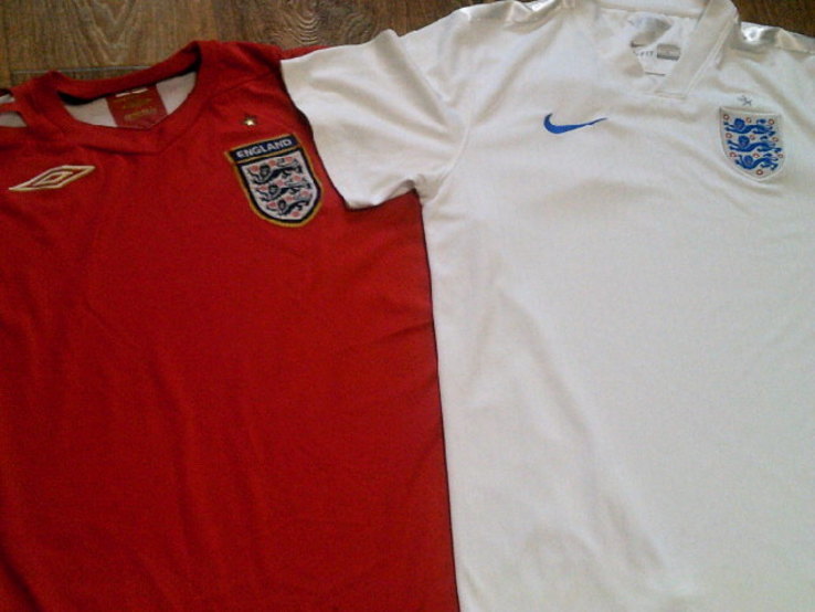 England - футбольные футболки, фото №2