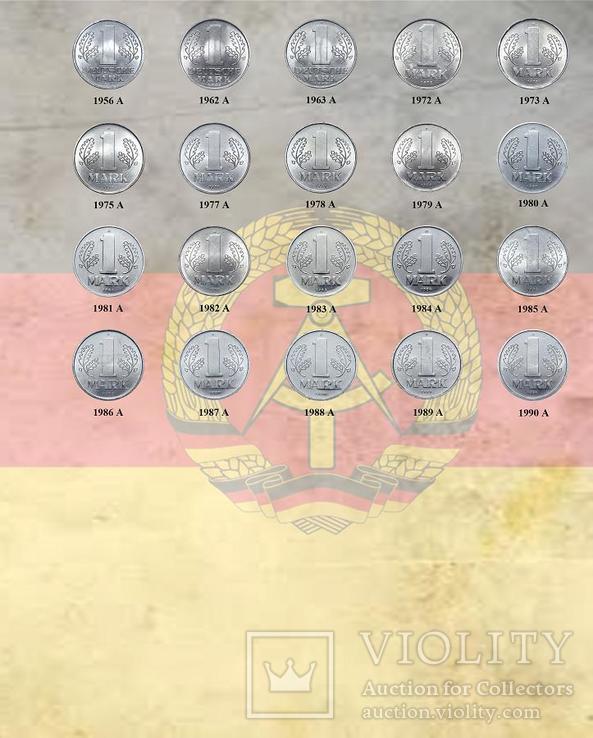 Комплект листов с разделителями для разменных монет ГДР, фото №8