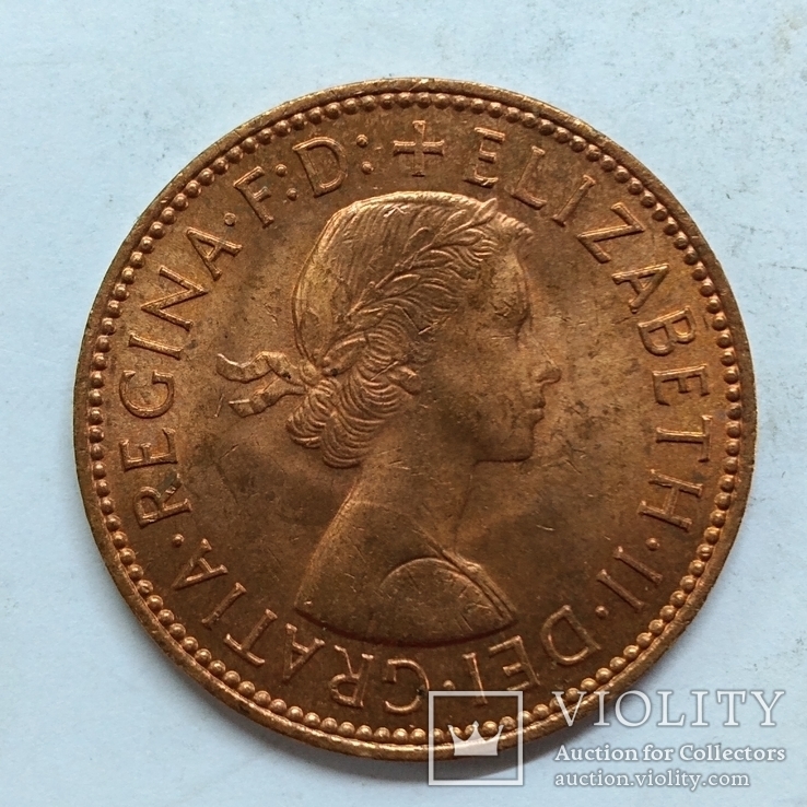 Великобритания ½ пенни, 1967,В97, фото №2