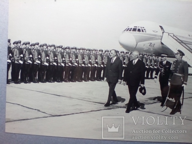 СССР Космодром 1970г. Фотографии.прибывание Французского президента, фото №2