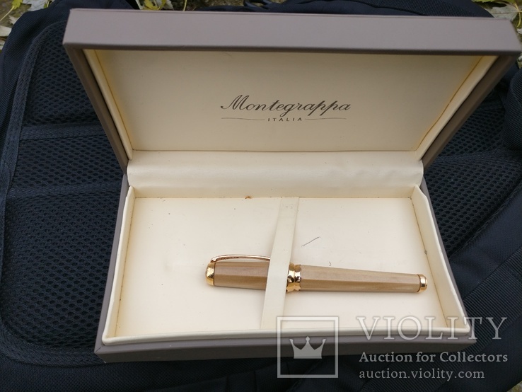 Ручка Montegrappa оригинал золото, золотая ручка, ручка из золота, фото №2