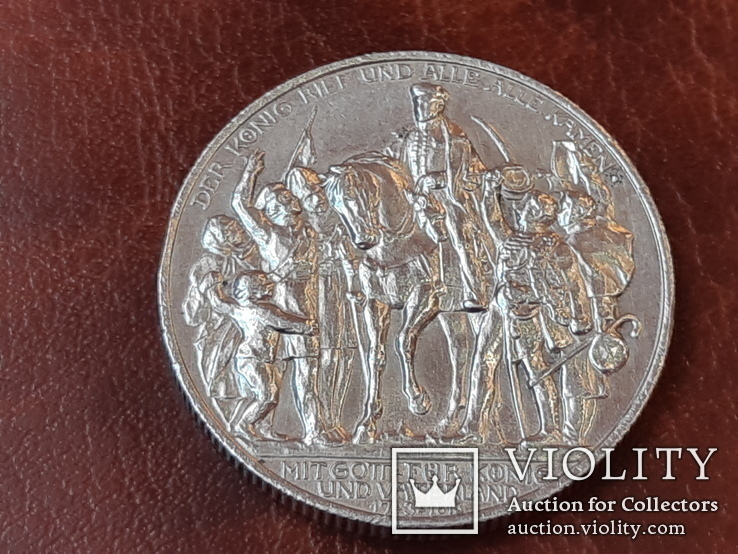 2 марки 1913 г. Германия 100-летие победы над Наполеоном, фото №8