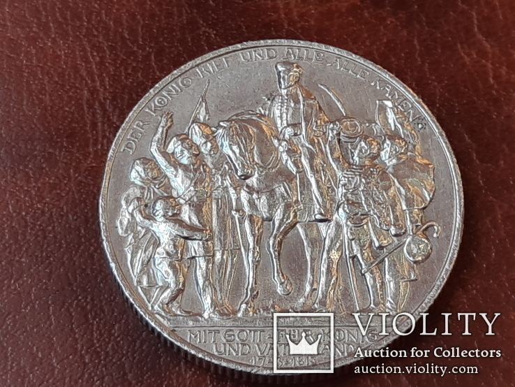 2 марки 1913 г. Германия 100-летие победы над Наполеоном, фото №9