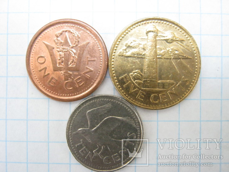 Монеты Барбадос, фото №2