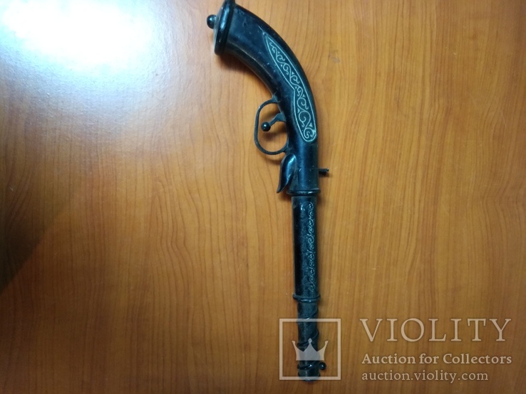 Дуэльный пистолет сувенирный макет пистолет 18 века, фото №3