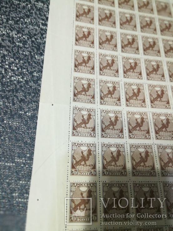 1918 РСФСР первые марки лист, фото №7