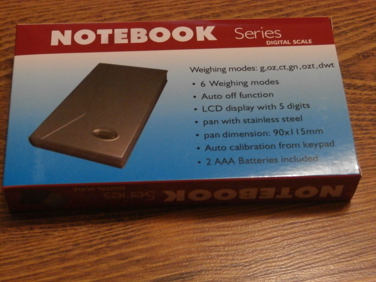 Ювелирные весы Notebook Series Digital Scale 500 грам,шаг от 0.01-500g + батерейки, фото №5