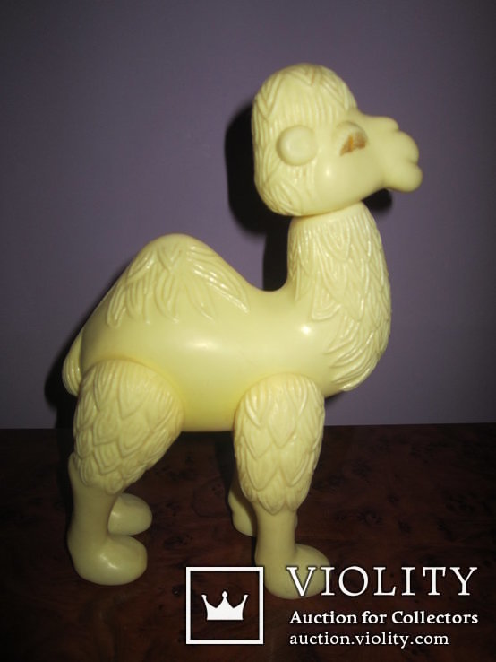 Рельефный верблюд 24см игрушка СССР, фото №9