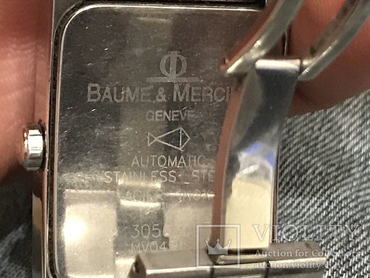 Швейцарские мужские часы Baume &amp; Mercier автомат, фото №7