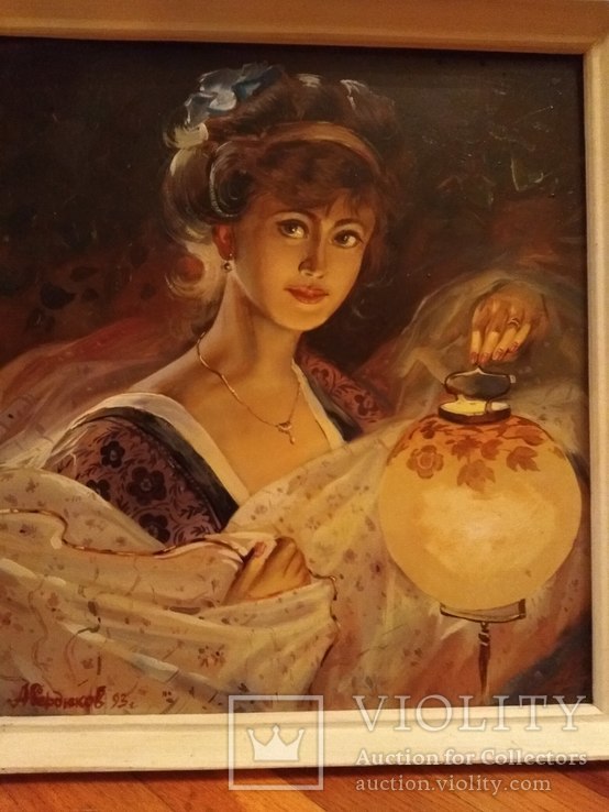 А.Сердюков "Девушка с лампой", фото №2