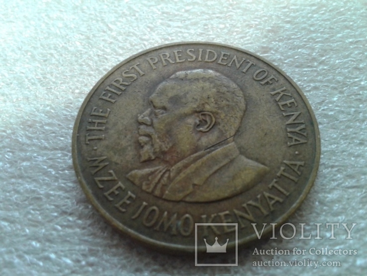 10 центов Кения 1971г., фото №2