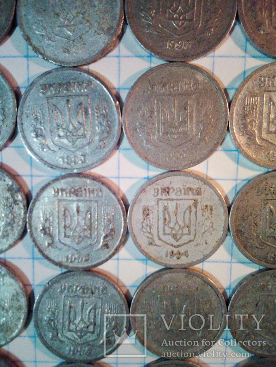 2 копейки 1993-1994 год 100 монет, аллюминий., фото №4