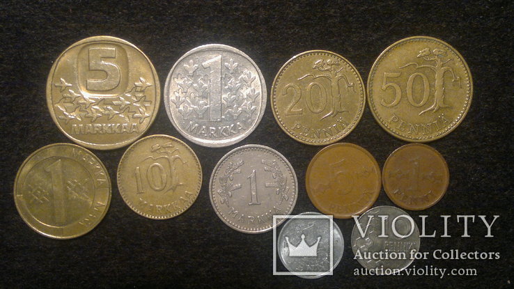 Финляндия 11 монет, фото №2