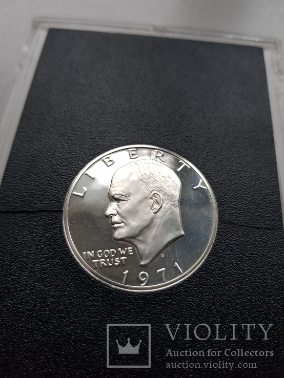1 доллар 1971 серебро, фото №3