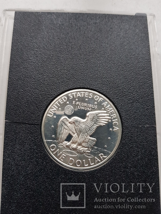 1 доллар 1971 серебро, фото №6