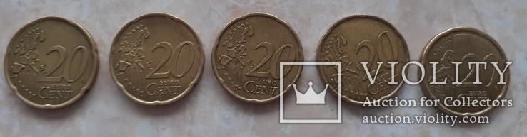 20 евро центів 2000 р., фото №3
