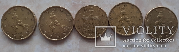 20 евро центів 2000 р., фото №4