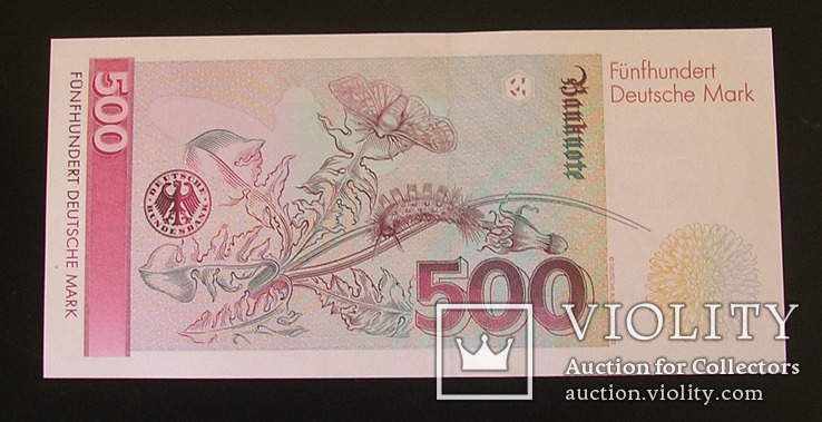 Германия ФРГ 500 марок 1991 UNC Німеччина Germany, фото №3