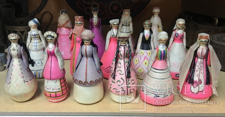 Куклы , фигурки в национальный нарядах , 15 республик