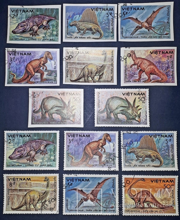 1984 г. Вьетнам Динозавры Фауна