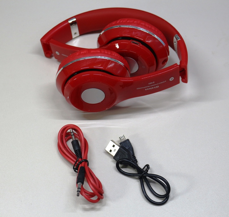 Беспроводные наушники S460 Bluetooth mp3, fm, photo number 4