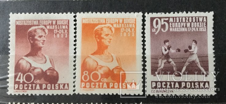 Польща 1953р. Мі802-803 MNH