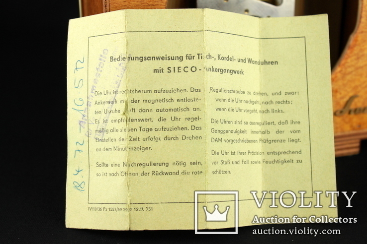 Винтажные механические часы Sieco Uhrenfabrik. 70-е. Германия (0361), фото №13