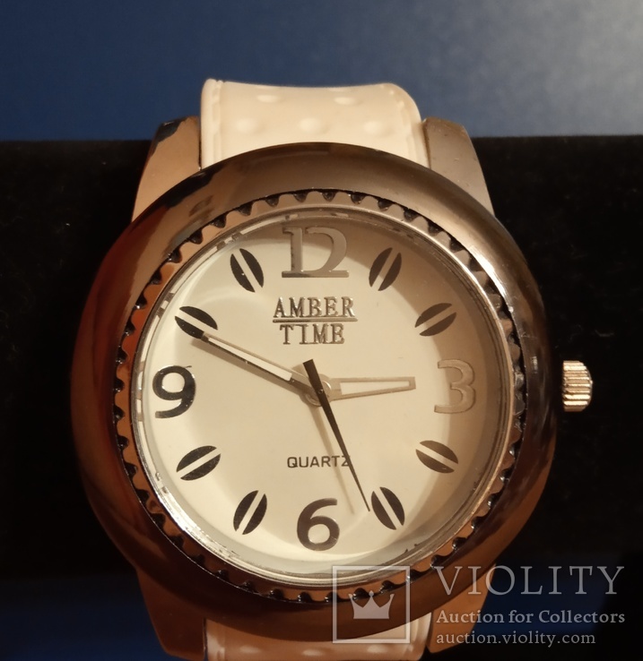 Часы "Amber time" кварц на ходу, фото №2