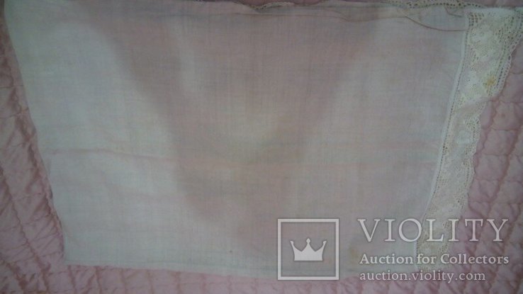  Старинное домотканое полотно с вышивкой лен, фото №4