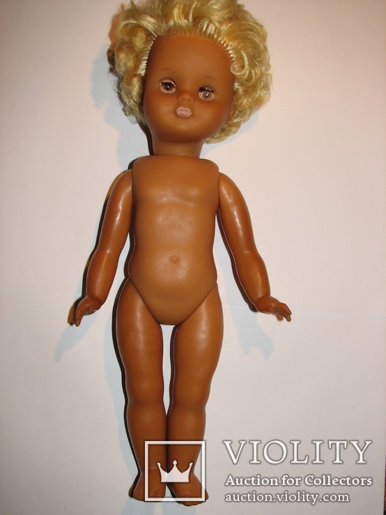 Старая резиновая кукла.(40см), фото №4